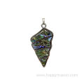 Craft shell abalone pendants charm for jewelry making